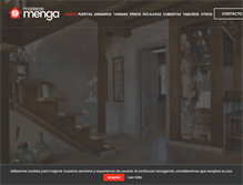 Tablet Screenshot of maderasmenga.com